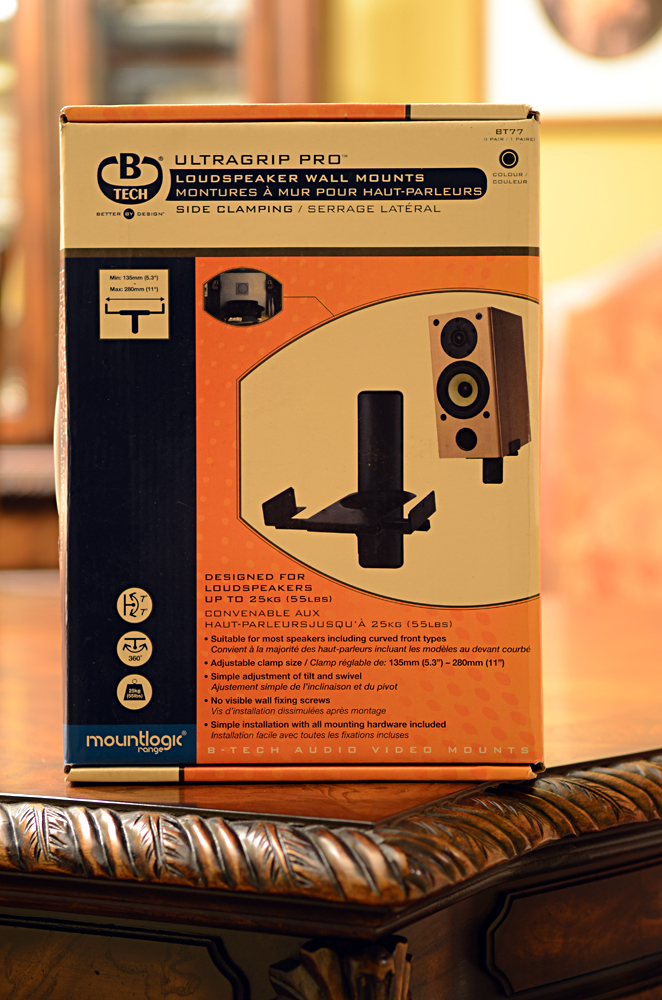 SOLD Pinpoint AM40 & BTech BT77 Side Clamping Speaker Mounts SOLD