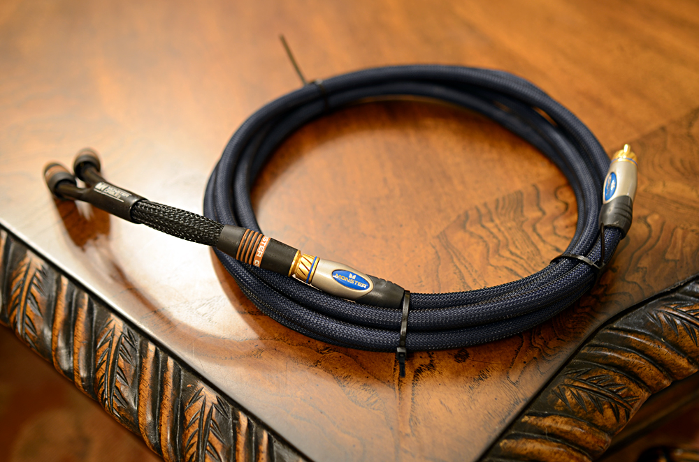 SOLD 8' Monster THX Ultra Series Subwoofer Cable with YAdapter