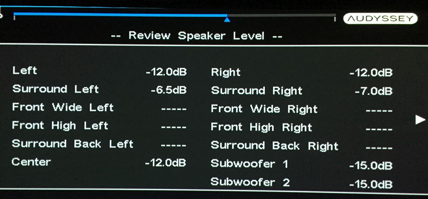 Audyssey Trims Bottomed Out for LaScalas and Subs Home Theater The