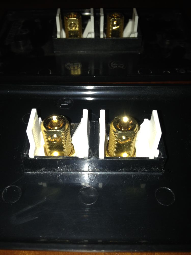 SOLD 2 Wall Plates with speaker terminals SOLD Garage Sale The